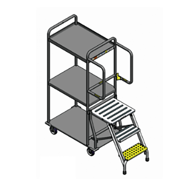 3 Step Ladder Cart